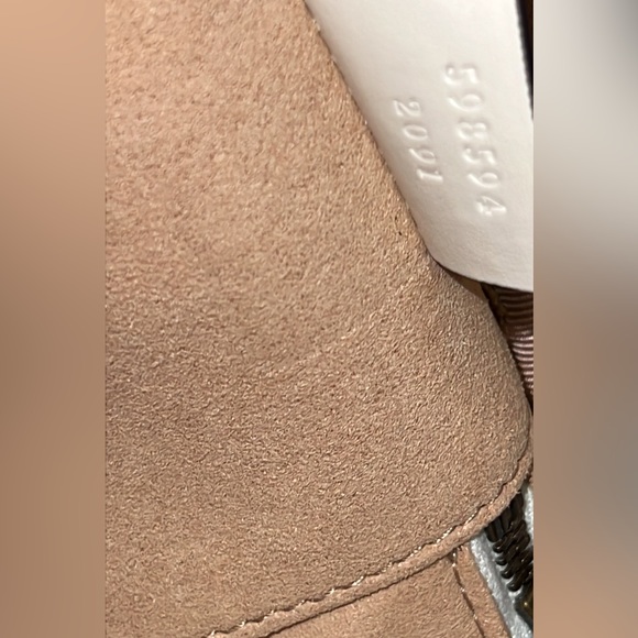 Gucci GG MARMONT MINI TOP HANDLE BAG Backpack BeigeLeather/Mini Backpack/Bag - Picture 5 of 15